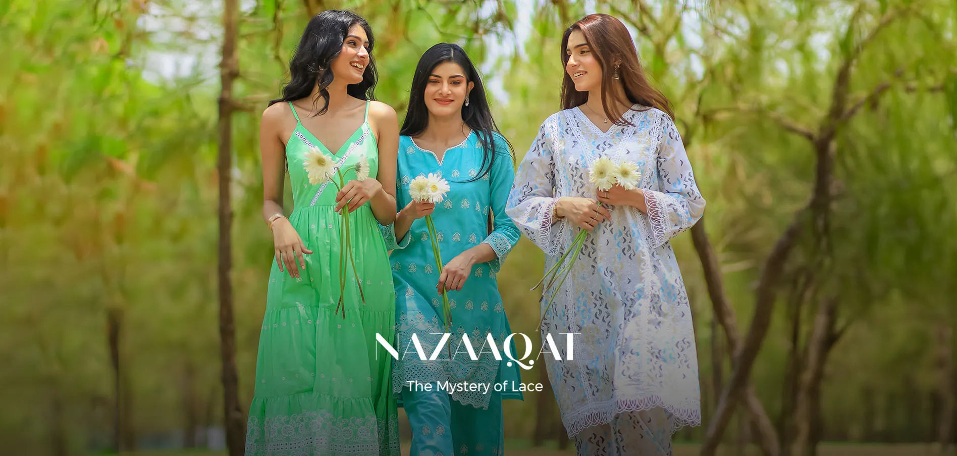 chinese dress ladies Lilac Pakistani Dress in Kameez Trouser Dupatta Style – Nameera by Farooq main image 1