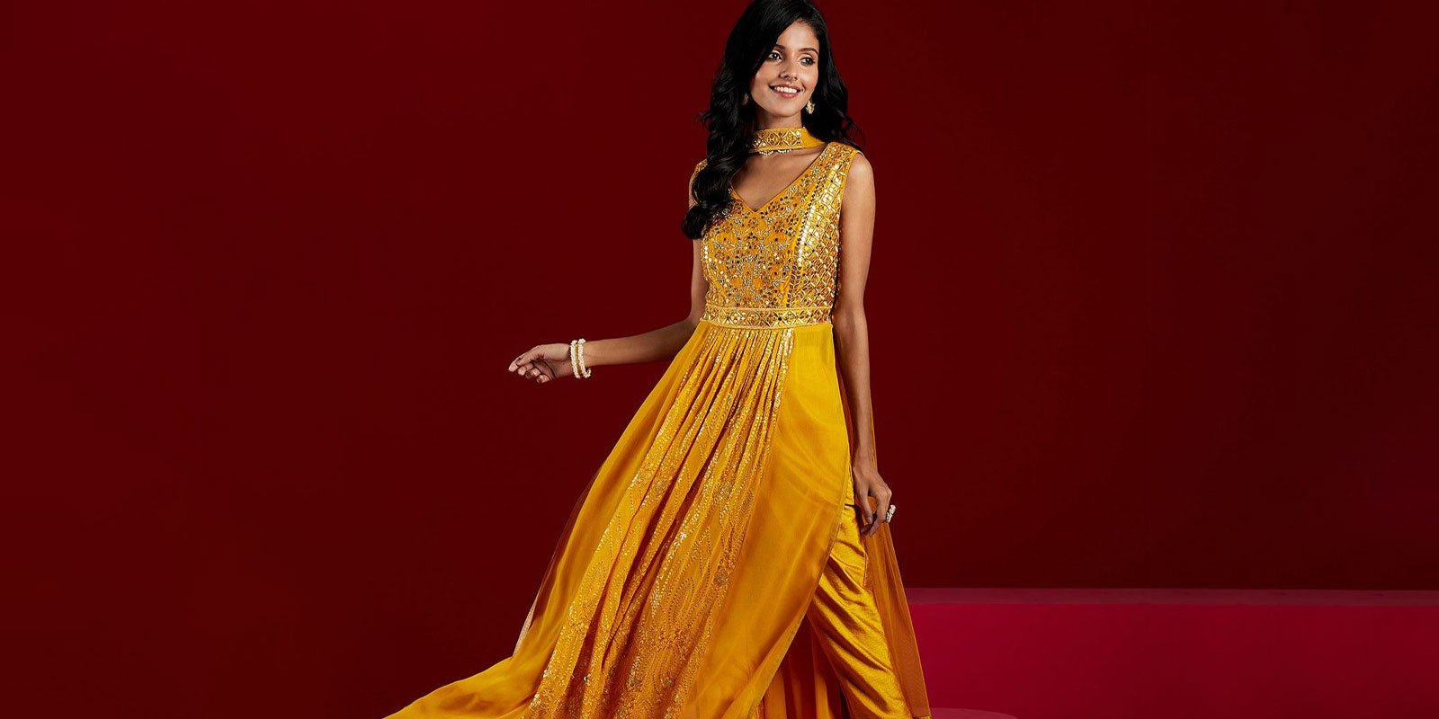 Ethnic Lohri Outfits for Women for Lohri Celebrations | Libas Ethnic Lohri Outfits for Women for Lohri Celebrations | Libas