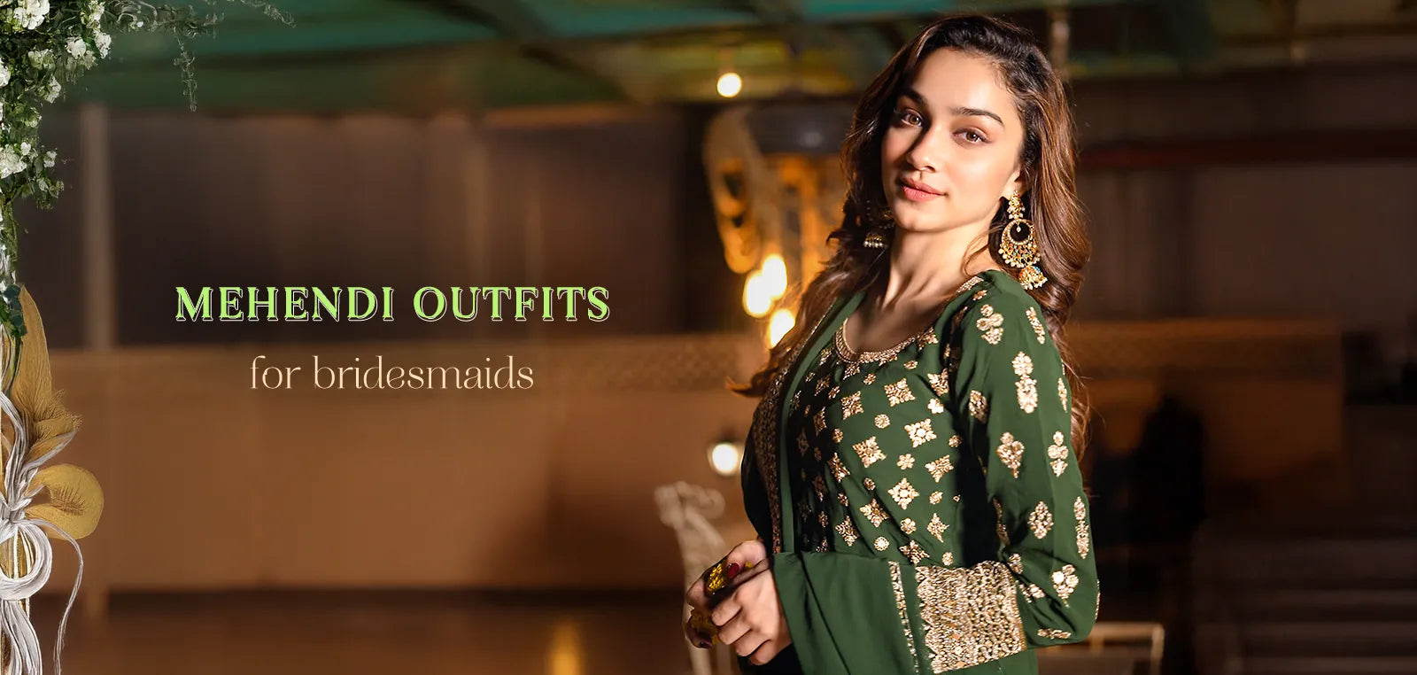 Stunning Mehendi Outfits for Bridesmaids That Will Wow the Crowd on Libas