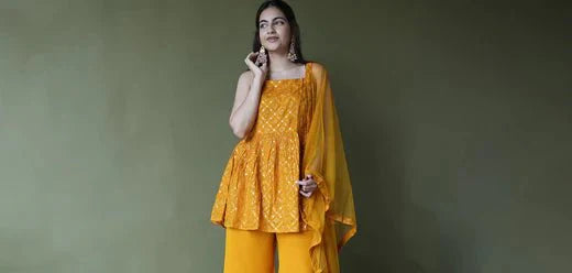 Top Trending Haldi Outfits For Bridesmaids | Libas Top Trending Haldi Outfits For Bridesmaids | Libas