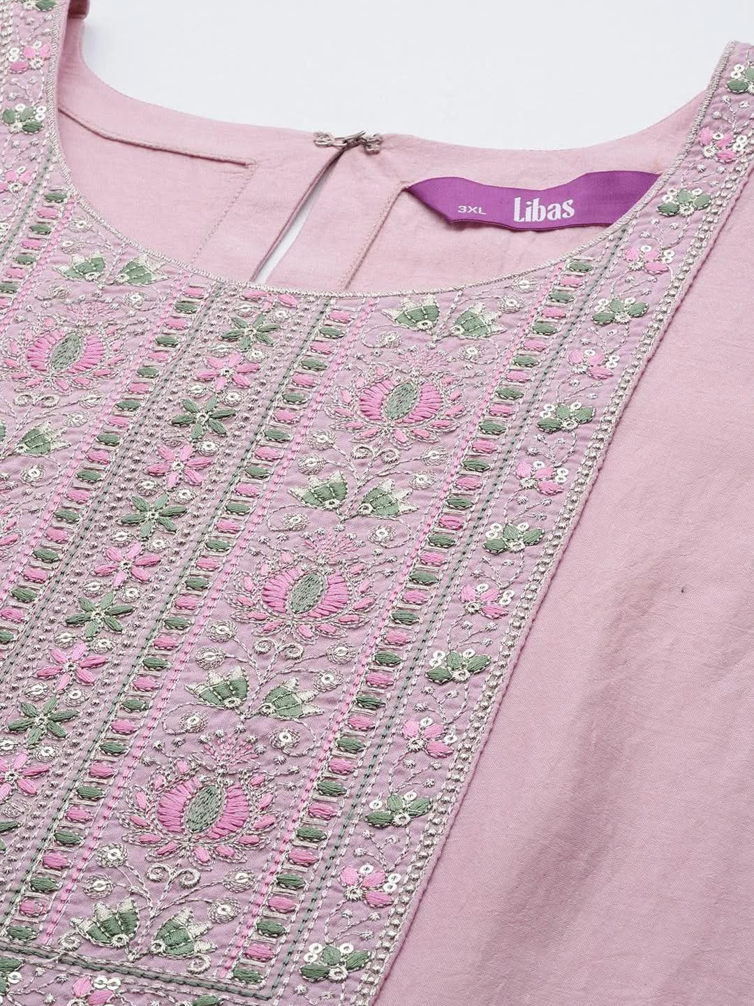 Plus Size Pink Yoke Design Silk Straight Kurta
Plus Size Pink Yoke Design Silk Straight Kurta