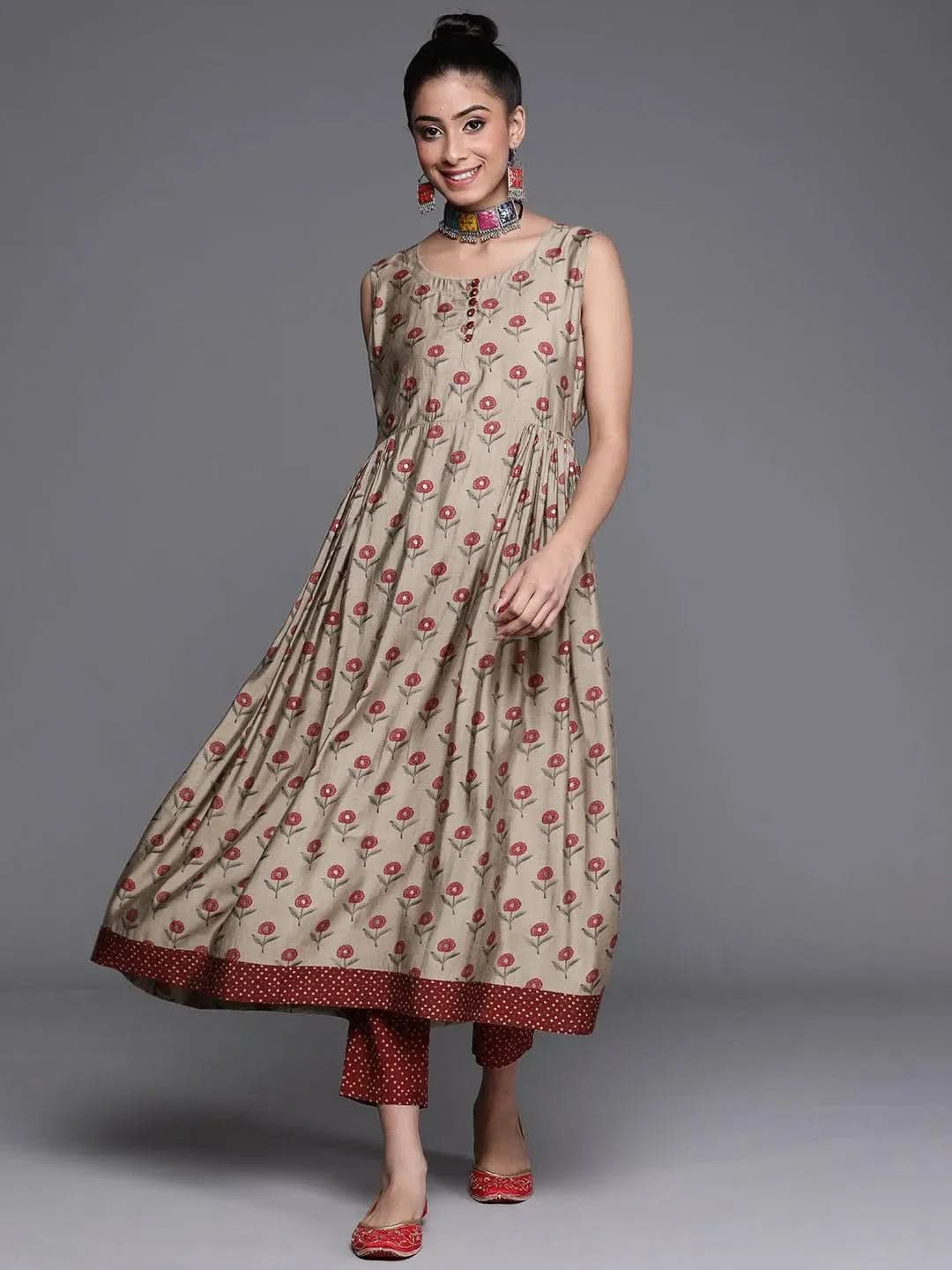 Buy Beige Printed Chanderi Silk Kurta - 23108O- | Libas Ethnic Wear Online
Buy Beige Printed Chanderi Silk Kurta - 23108O- | Libas Ethnic Wear Online