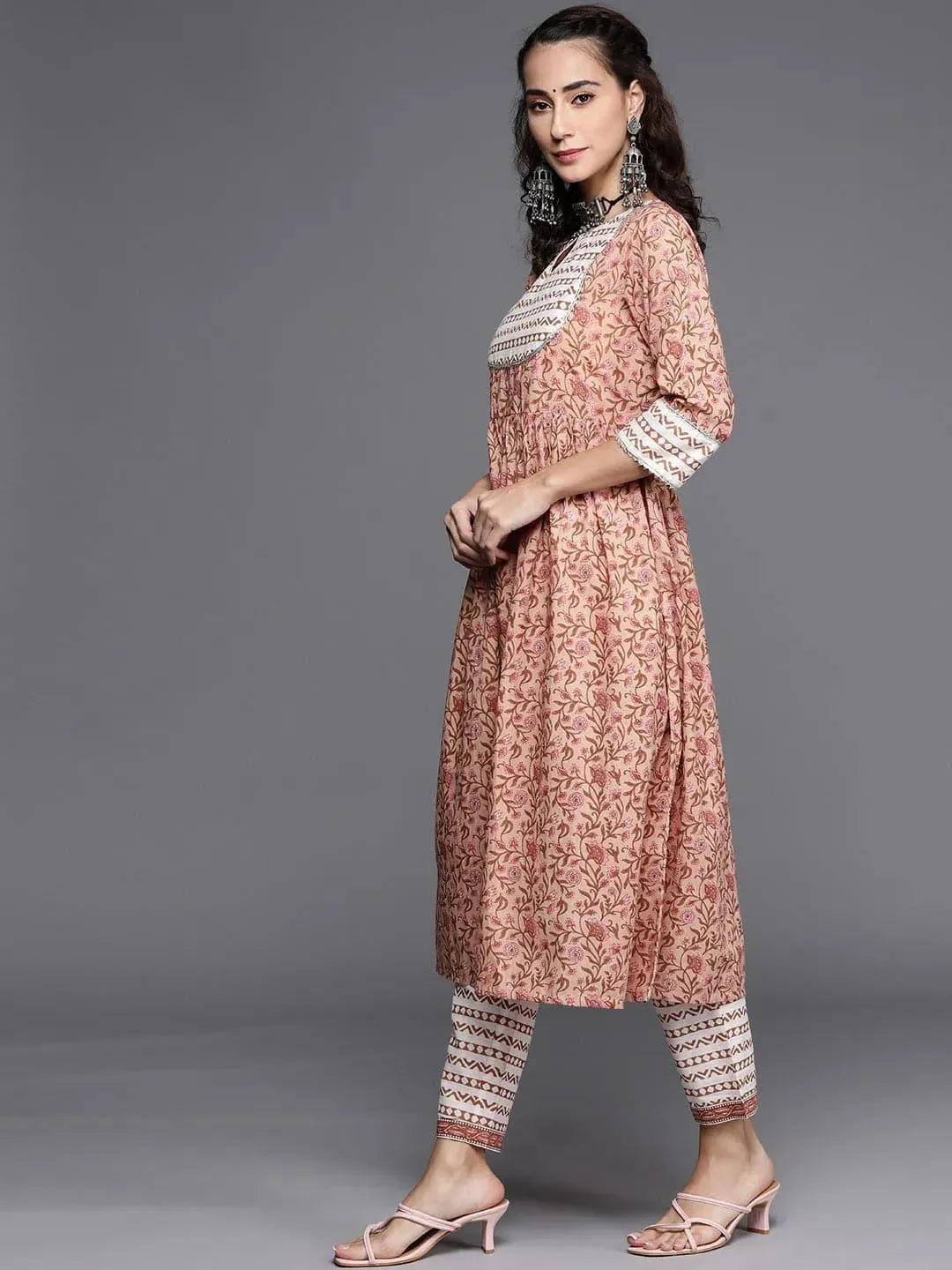 Buy Beige Printed Cotton Suit Set - 20326F- | Libas Ethnic Wear Online
Buy Beige Printed Cotton Suit Set - 20326F- | Libas Ethnic Wear Online