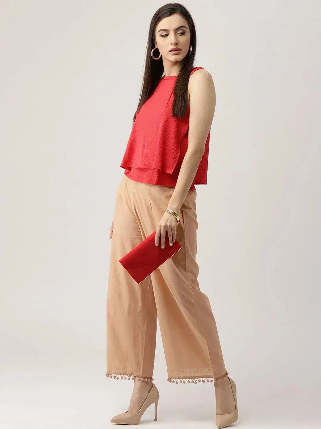 Buy Beige Solid Cotton Palazzos - PL357-XL | Libas Ethnic Wear Online
Buy Beige Solid Cotton Palazzos - PL357-XL | Libas Ethnic Wear Online