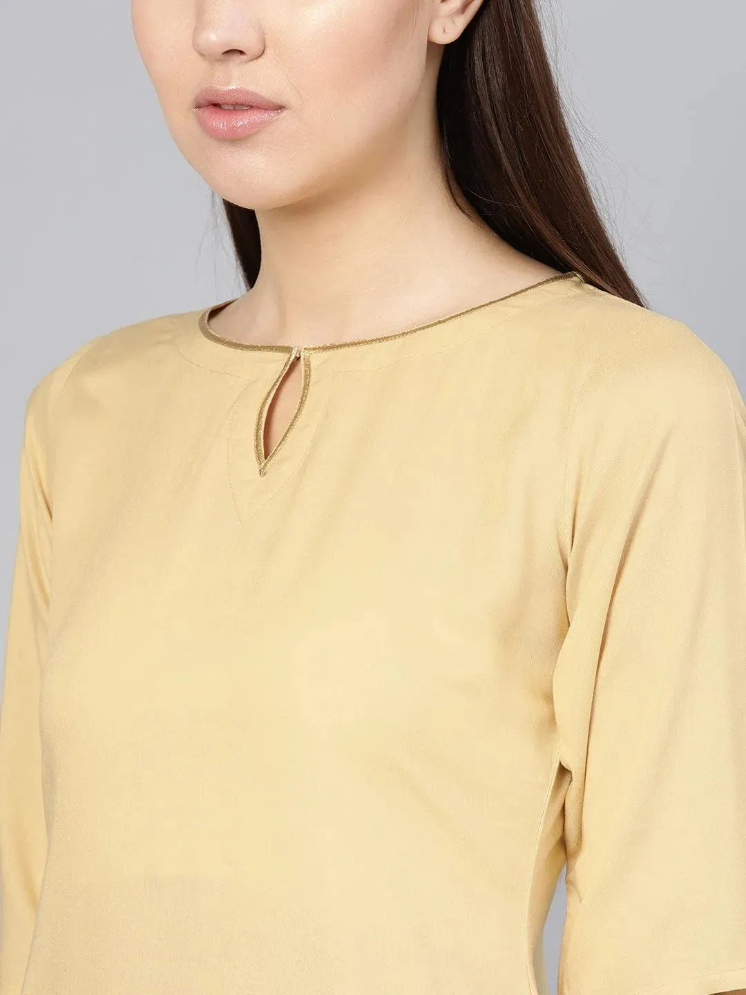 Buy Beige Solid Rayon Kurta Set - 6485F-XS | Libas Ethnic Wear Online
Buy Beige Solid Rayon Kurta Set - 6485F-XS | Libas Ethnic Wear Online