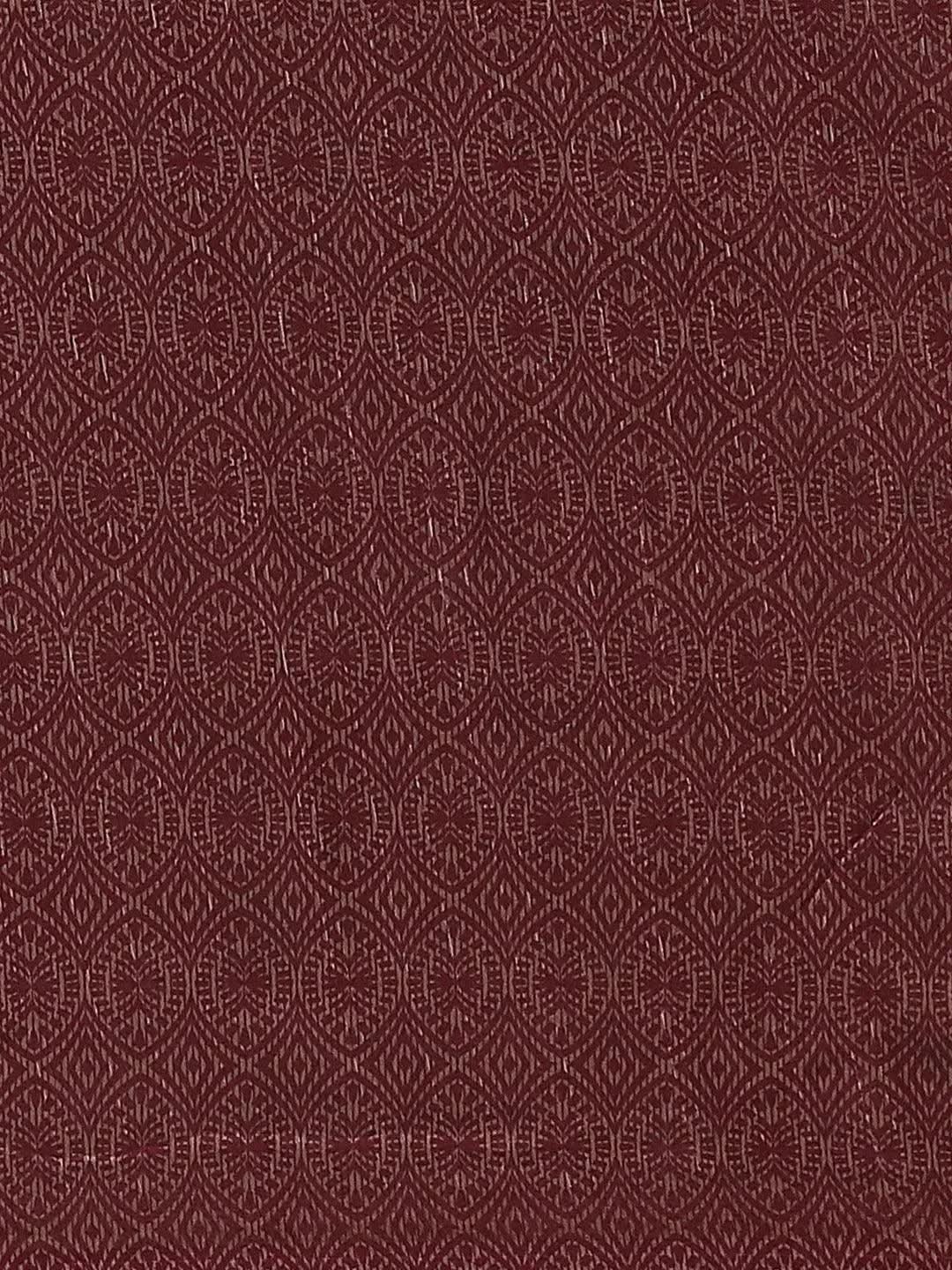 Beige Striped Silk Blend Saree - Libas