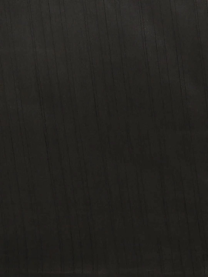 Beige Striped Silk Blend Saree - Libas