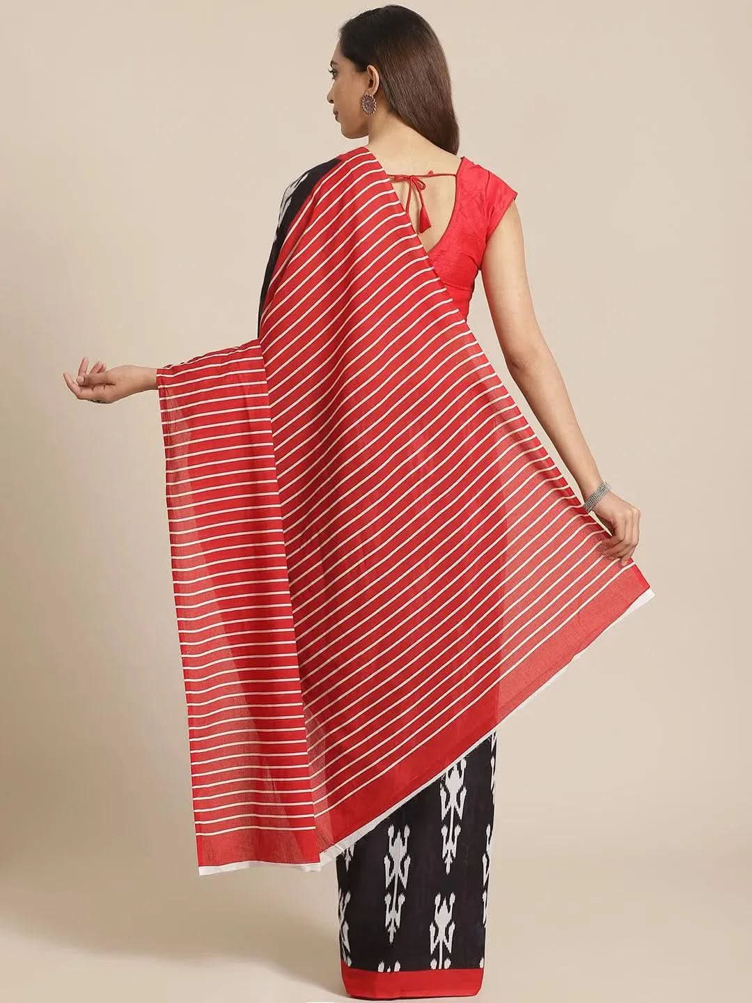 Black Printed Cotton Saree
Black Printed Cotton Saree