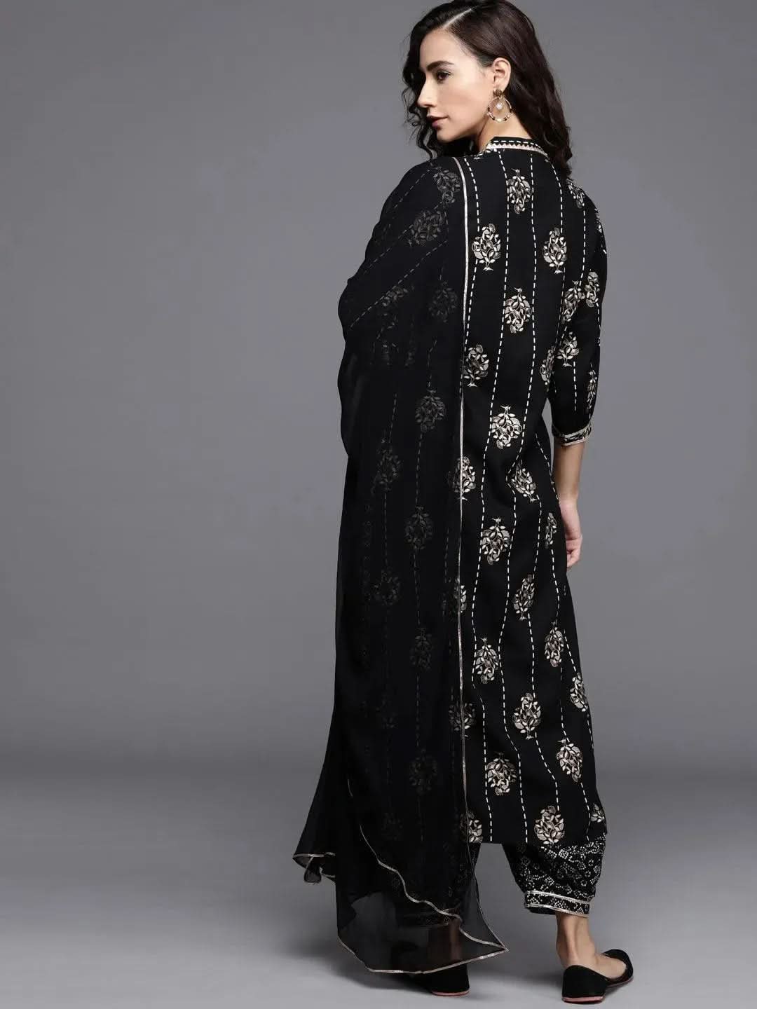 Buy Black Printed Cotton Suit Set - 20252O-XS | Libas Ethnic Wear Online
Buy Black Printed Cotton Suit Set - 20252O-XS | Libas Ethnic Wear Online