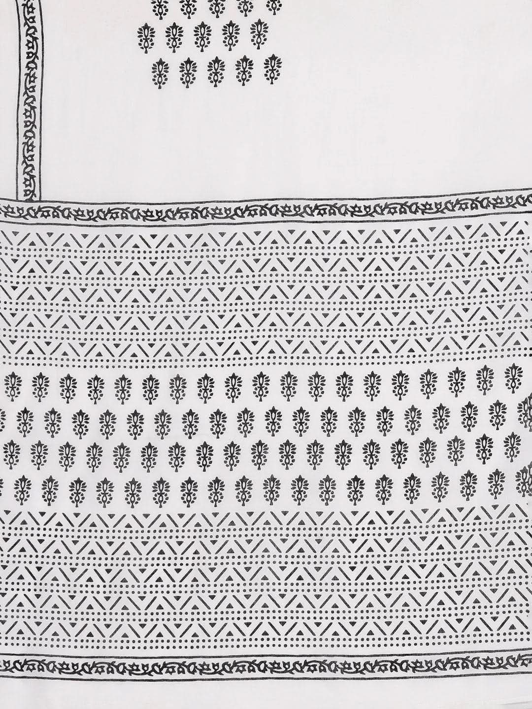 Black Printed Cotton Straight Kurta With Salwar & Dupatta
Black Printed Cotton Straight Kurta With Salwar & Dupatta