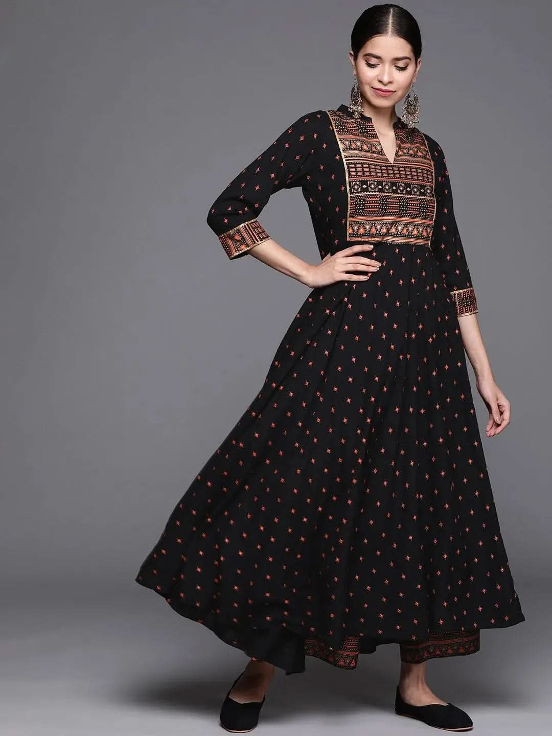 Buy Black Printed Rayon Kurta - 22076O- | Libas Ethnic Wear Online
Buy Black Printed Rayon Kurta - 22076O- | Libas Ethnic Wear Online