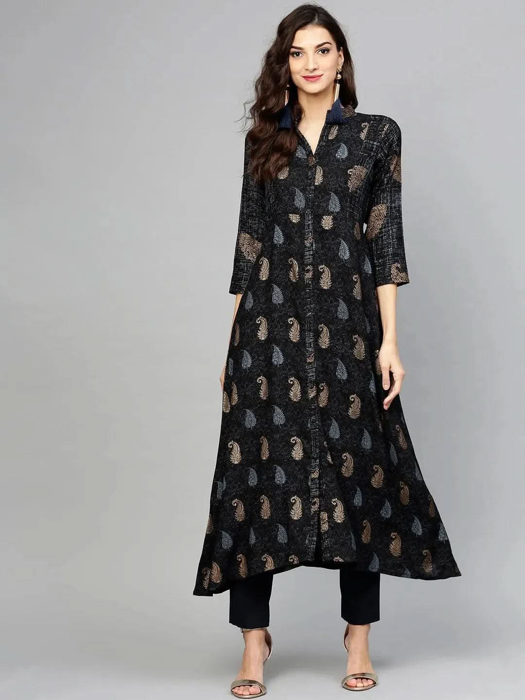 Black Printed Rayon Kurta
Black Printed Rayon Kurta