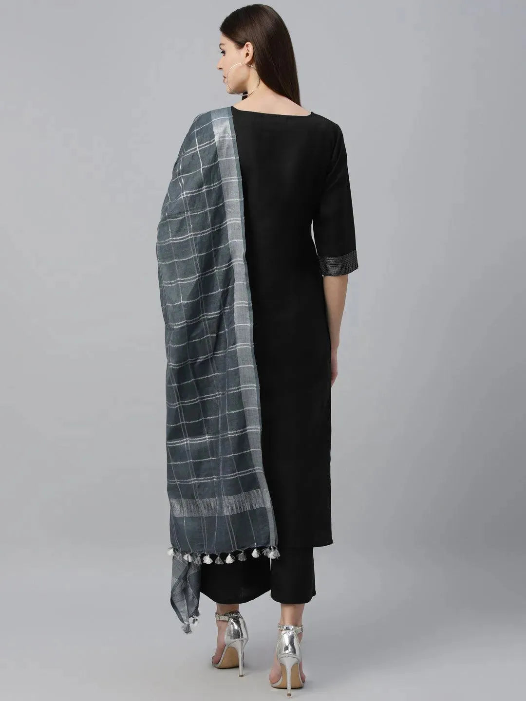 Buy Black Solid Cotton Suit Set - 6893-XS | Libas Ethnic Wear Online
Buy Black Solid Cotton Suit Set - 6893-XS | Libas Ethnic Wear Online