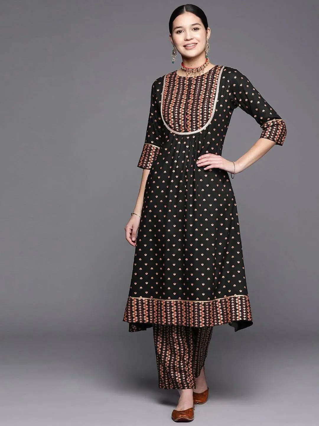 Black Yoke Design Rayon A-Line Kurta
Black Yoke Design Rayon A-Line Kurta