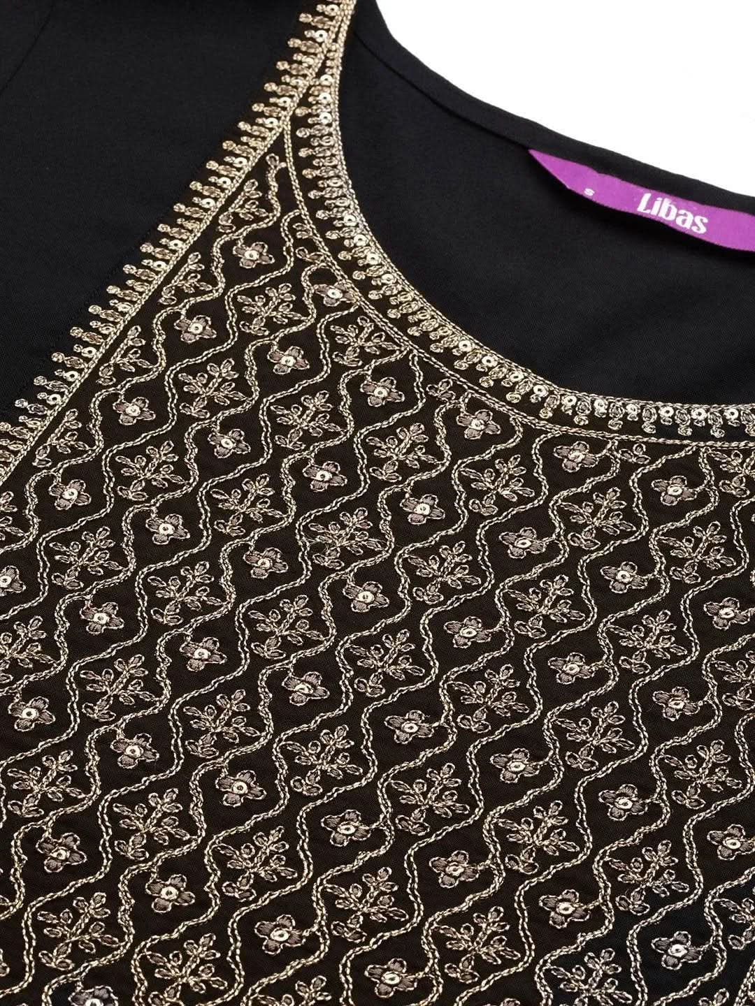 Black Yoke Design Rayon Straight Kurta
Black Yoke Design Rayon Straight Kurta