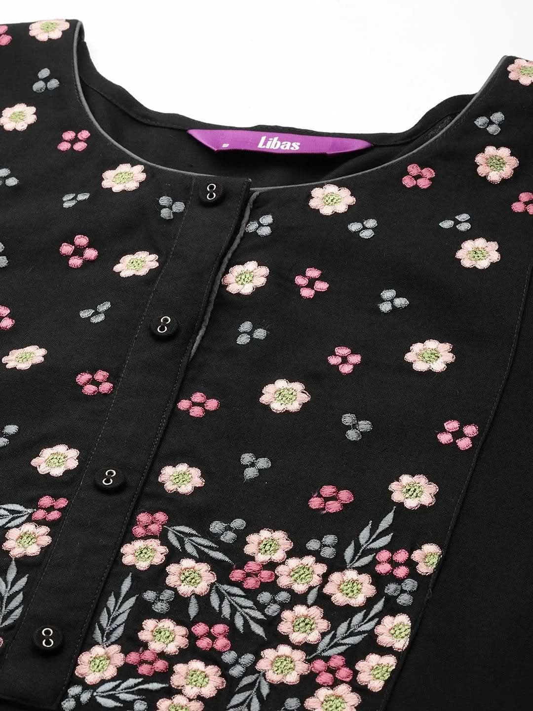 Black Yoke Design Rayon Straight Kurta
Black Yoke Design Rayon Straight Kurta