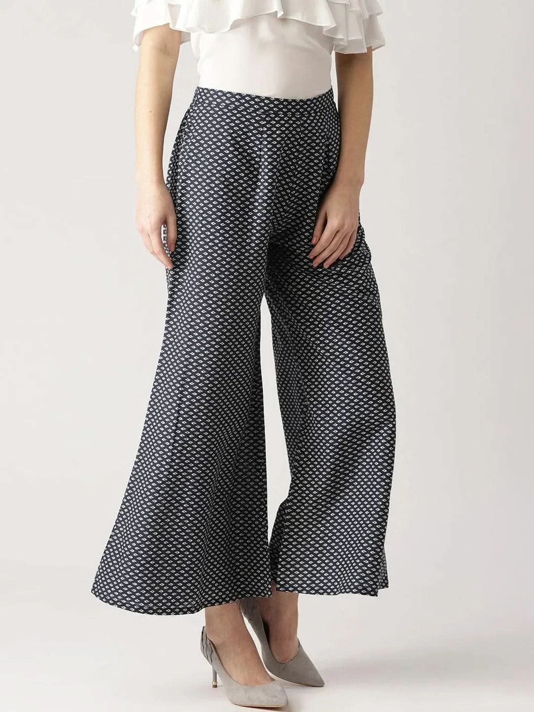 Buy Blue Abstract Cotton Palazzos - PL313- | Libas Ethnic Wear Online
Buy Blue Abstract Cotton Palazzos - PL313- | Libas Ethnic Wear Online