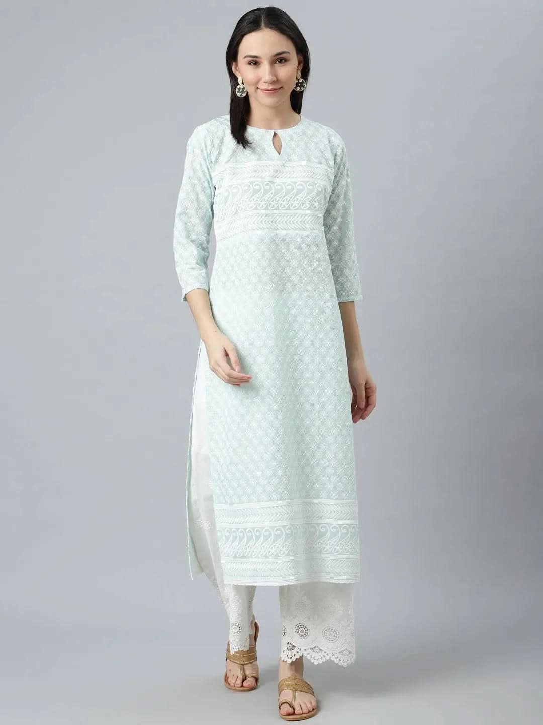 Buy Blue Embroidered Cotton Kurta - 22058-XXL | Libas Ethnic Wear Online
Buy Blue Embroidered Cotton Kurta - 22058-XXL | Libas Ethnic Wear Online