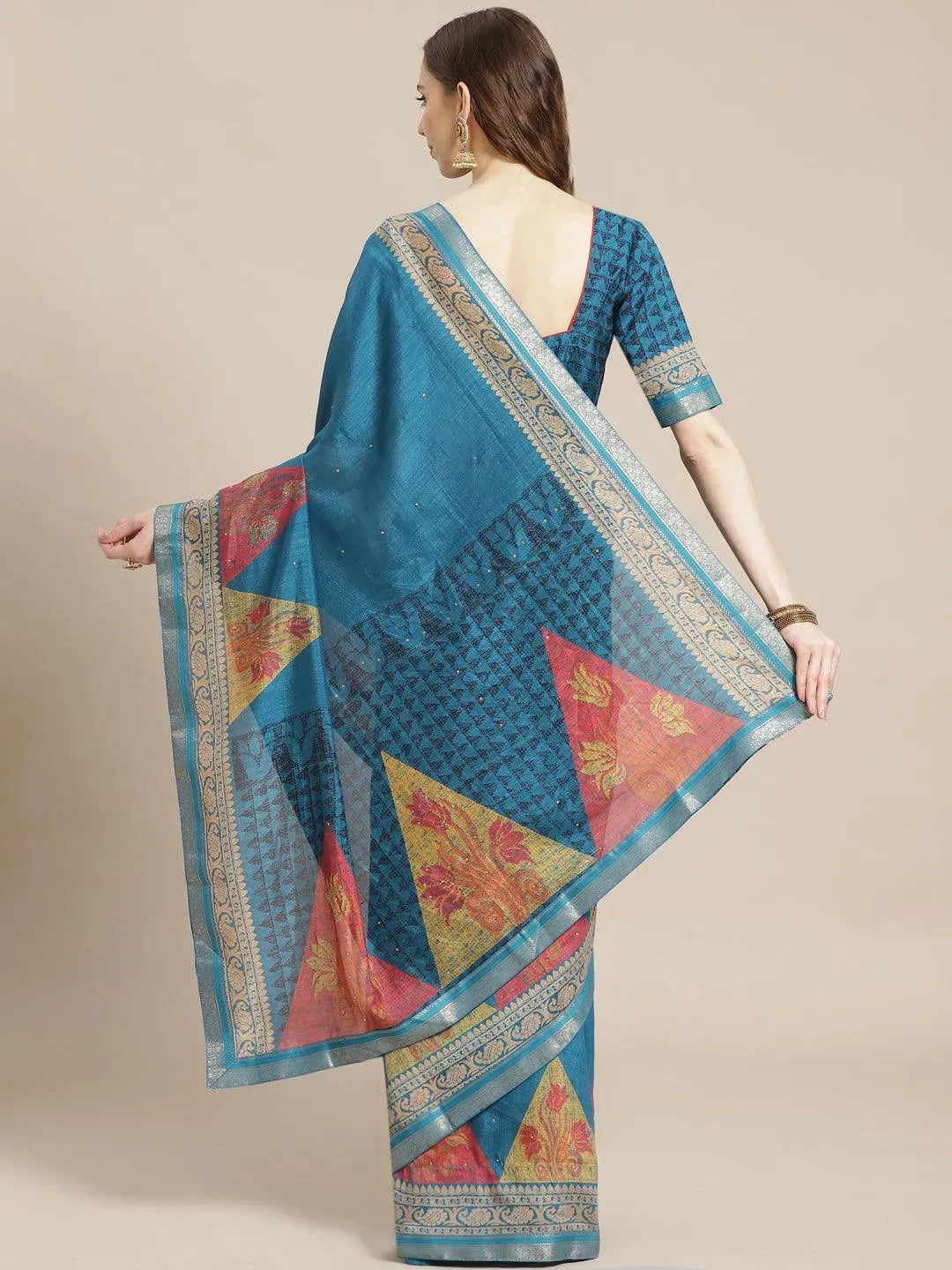 Blue Printed Chiffon Saree
Blue Printed Chiffon Saree