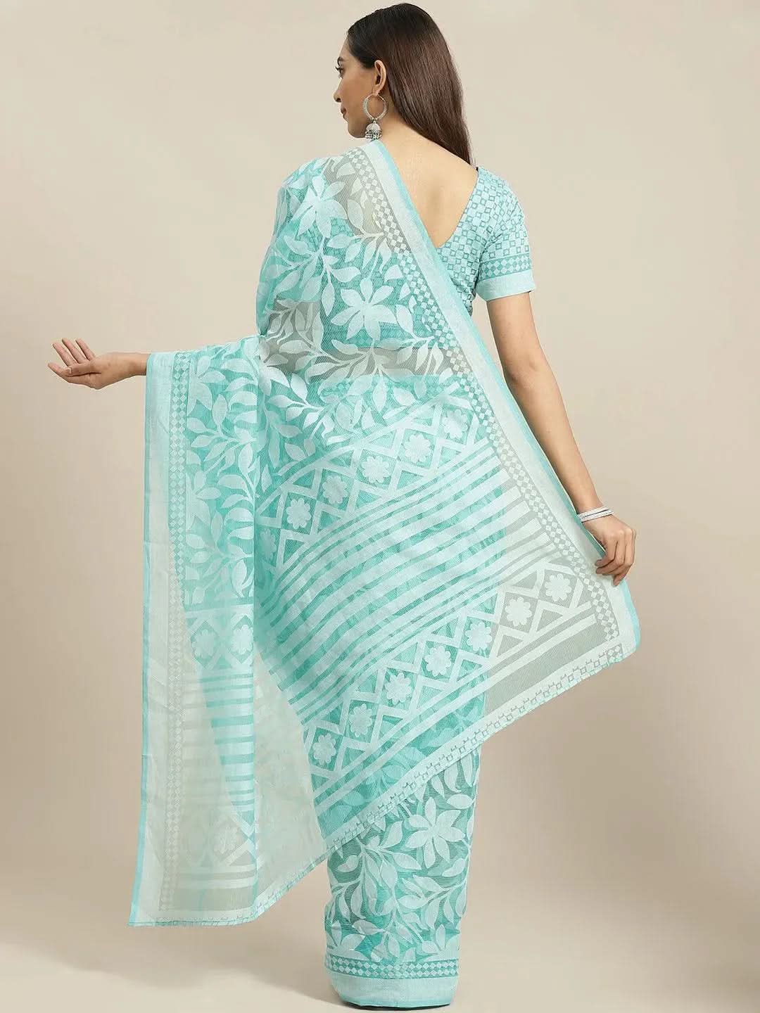 Blue Printed Chiffon Saree
Blue Printed Chiffon Saree