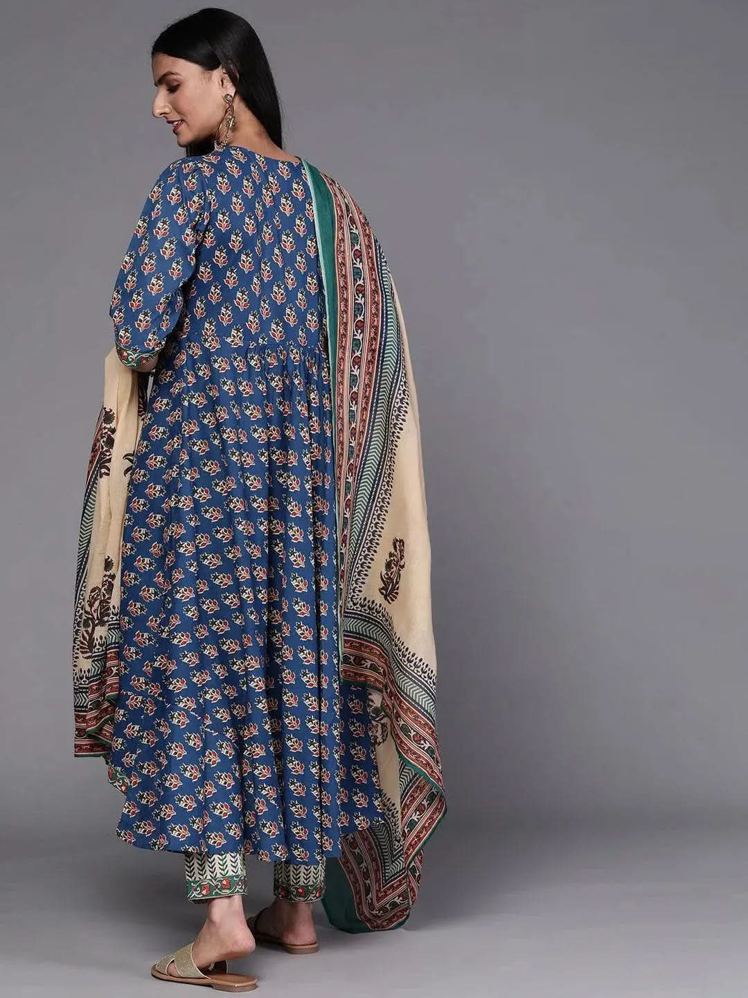 Buy Blue Printed Cotton Suit Set - 33137O-XS | Libas Ethnic Wear Online
Buy Blue Printed Cotton Suit Set - 33137O-XS | Libas Ethnic Wear Online