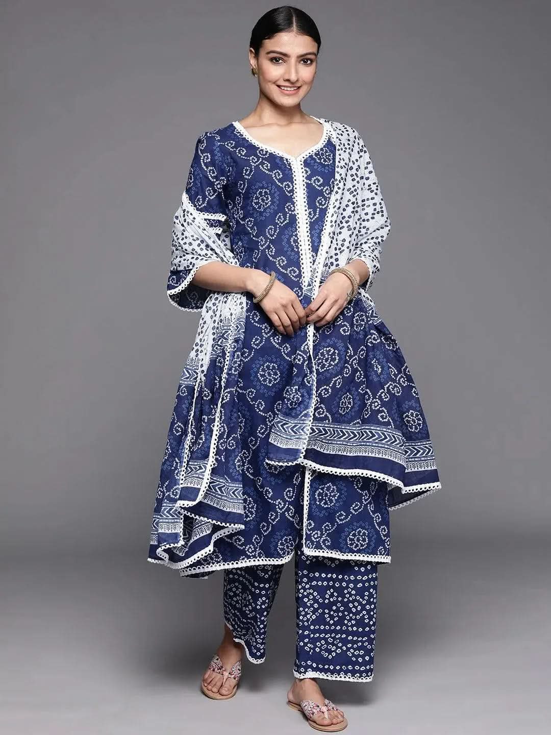 Buy Blue Printed Cotton Suit Set - 33247O- | Libas Ethnic Wear Online
Buy Blue Printed Cotton Suit Set - 33247O- | Libas Ethnic Wear Online