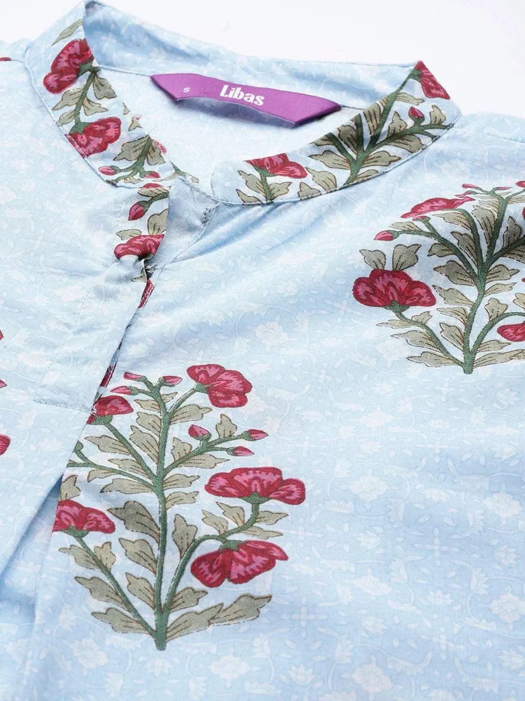 Buy Blue Printed Cotton Night Suit - 50056-XS | Libas Ethnic Wear Online
Buy Blue Printed Cotton Night Suit - 50056-XS | Libas Ethnic Wear Online