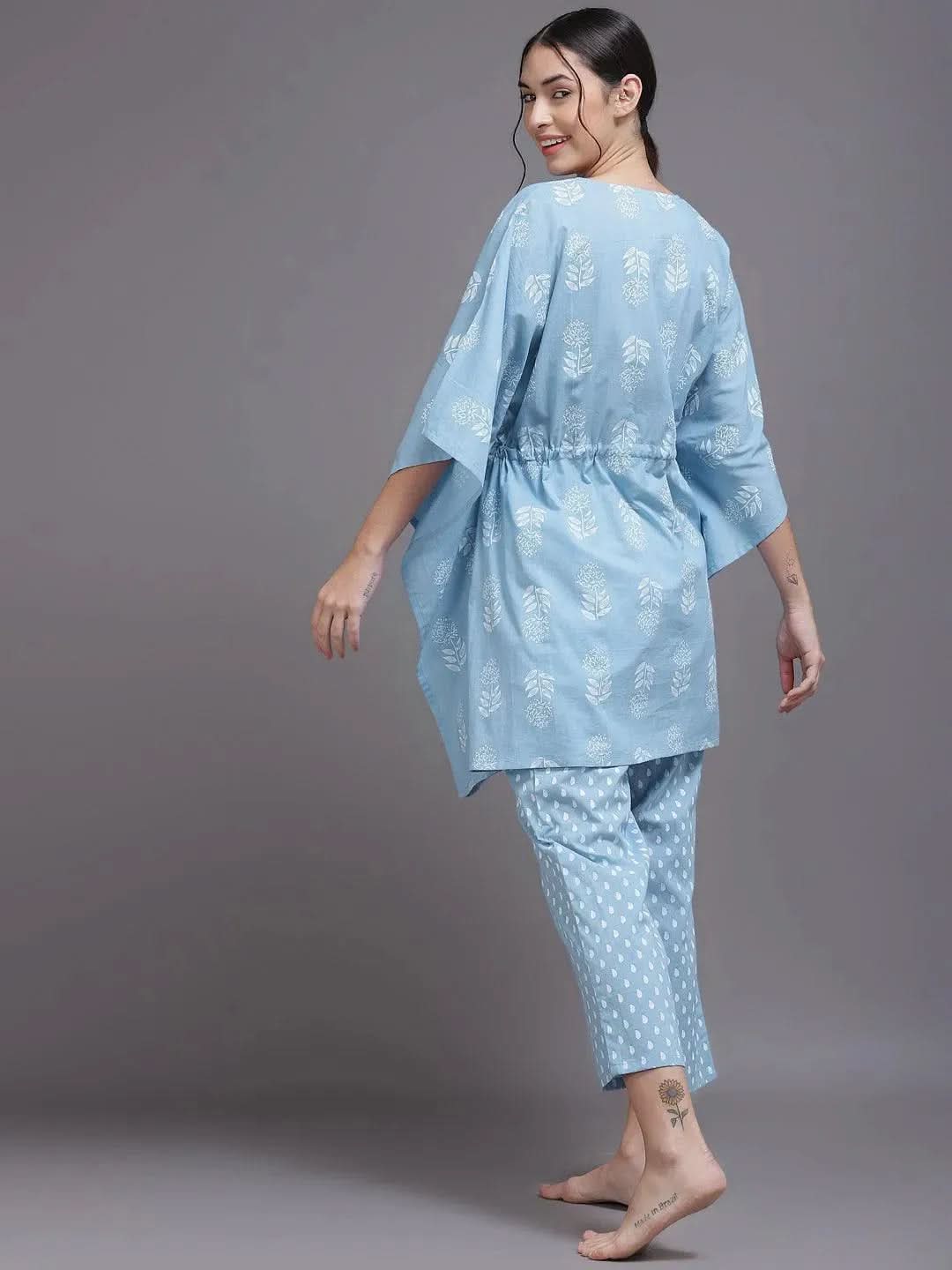 Buy Blue Printed Cotton Night Suit - 50050-XS | Libas Ethnic Wear Online
Buy Blue Printed Cotton Night Suit - 50050-XS | Libas Ethnic Wear Online