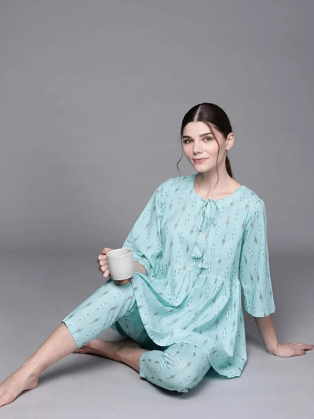 Buy Blue Printed Cotton Night Suit - 50033-XXL | Libas Ethnic Wear Online
Buy Blue Printed Cotton Night Suit - 50033-XXL | Libas Ethnic Wear Online