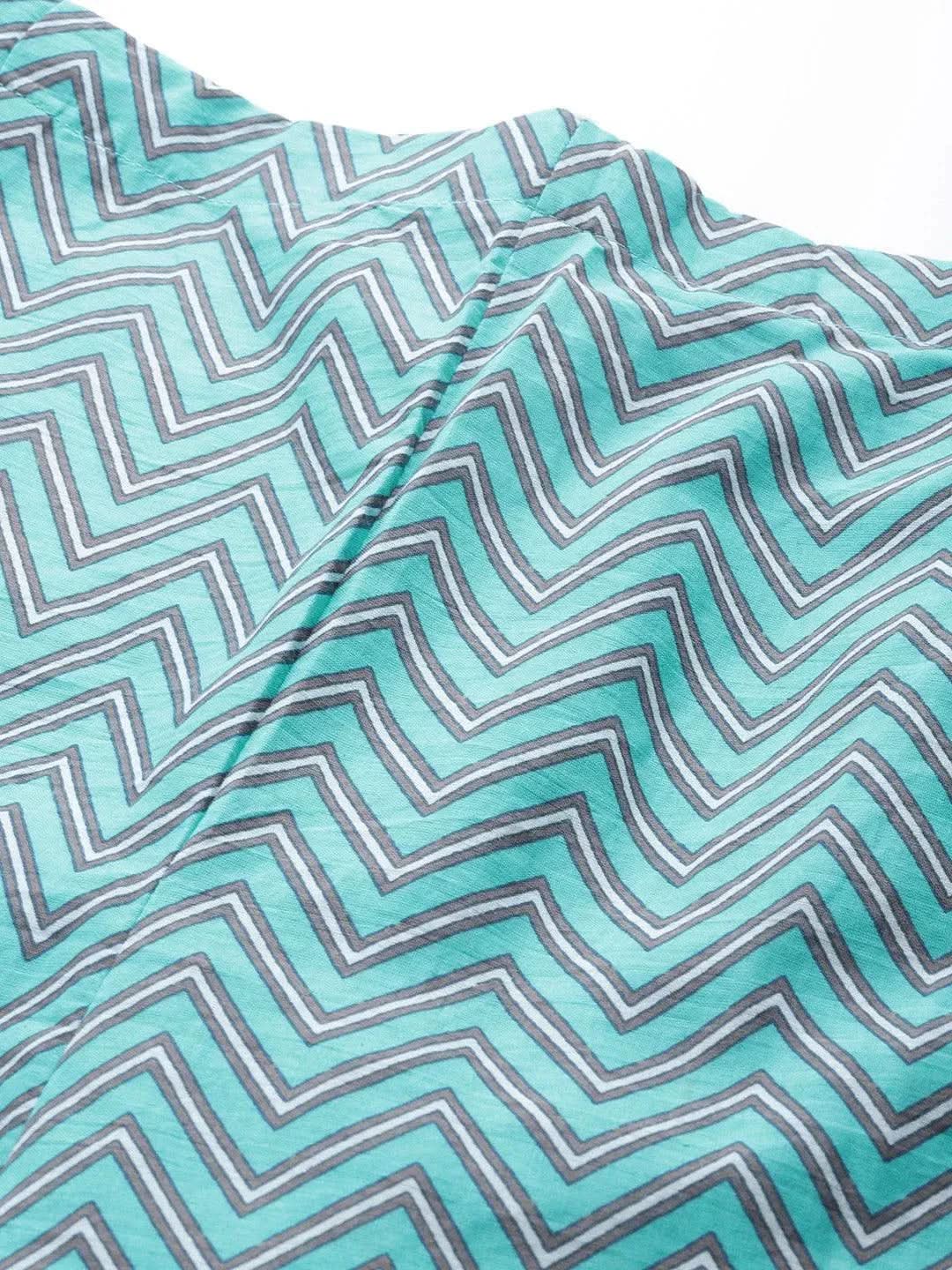 Blue Printed Cotton Palazzo
Blue Printed Cotton Palazzo