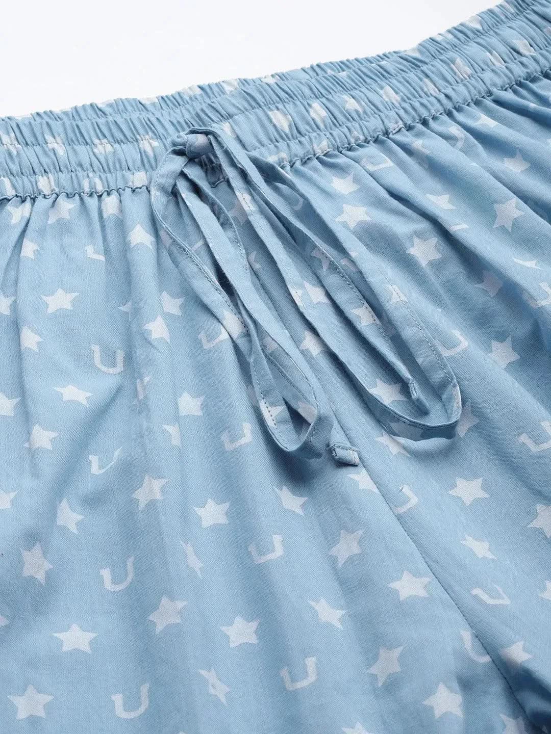 Blue Printed Cotton Salwar
Blue Printed Cotton Salwar