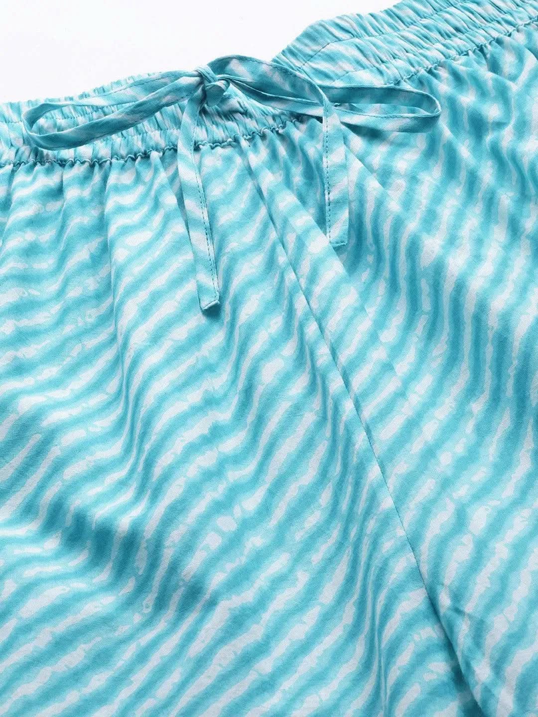 Blue Printed Cotton Salwar Pants
Blue Printed Cotton Salwar Pants