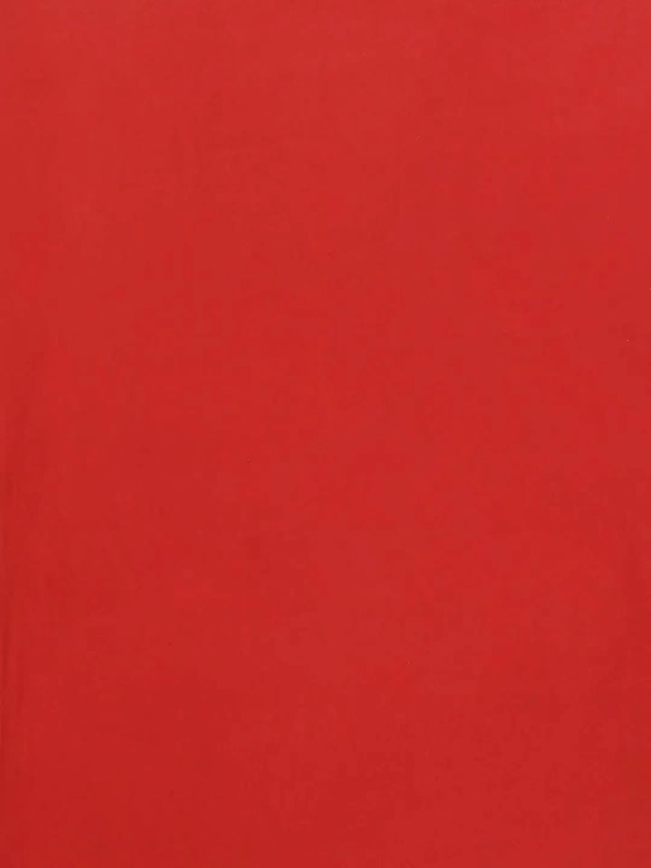 Blue Printed Cotton Saree - Libas