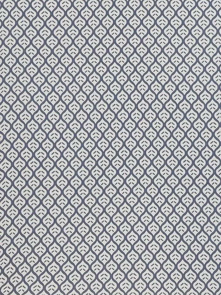 Blue Printed Cotton Saree - Libas