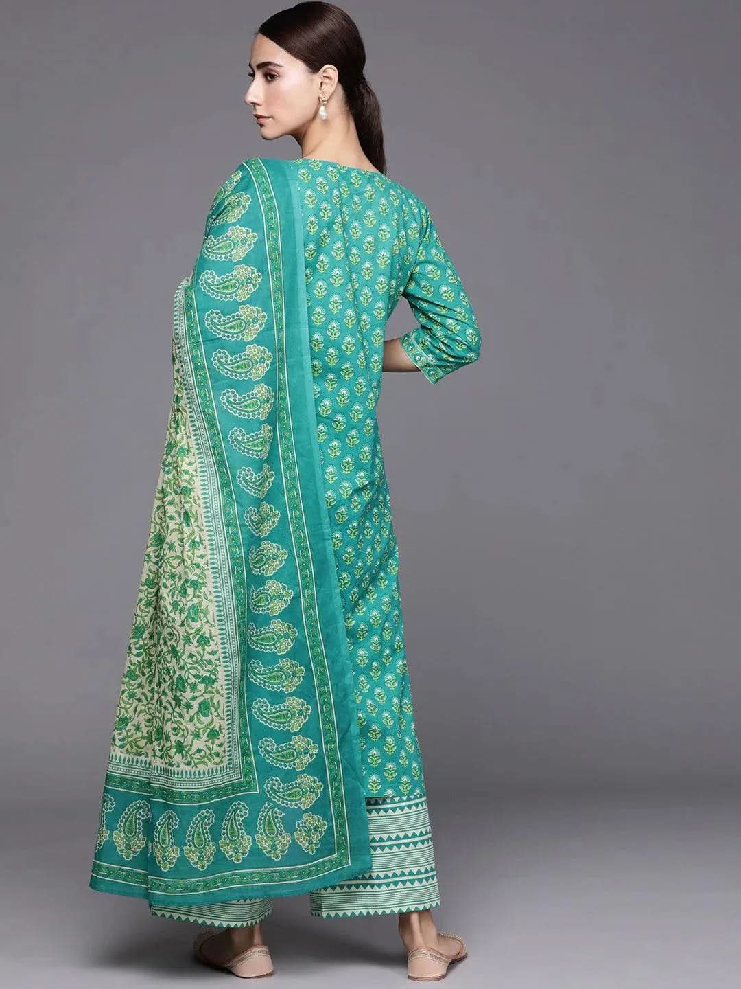 Buy Blue Printed Cotton Suit Set - 20348F-XS | Libas Ethnic Wear Online
Buy Blue Printed Cotton Suit Set - 20348F-XS | Libas Ethnic Wear Online