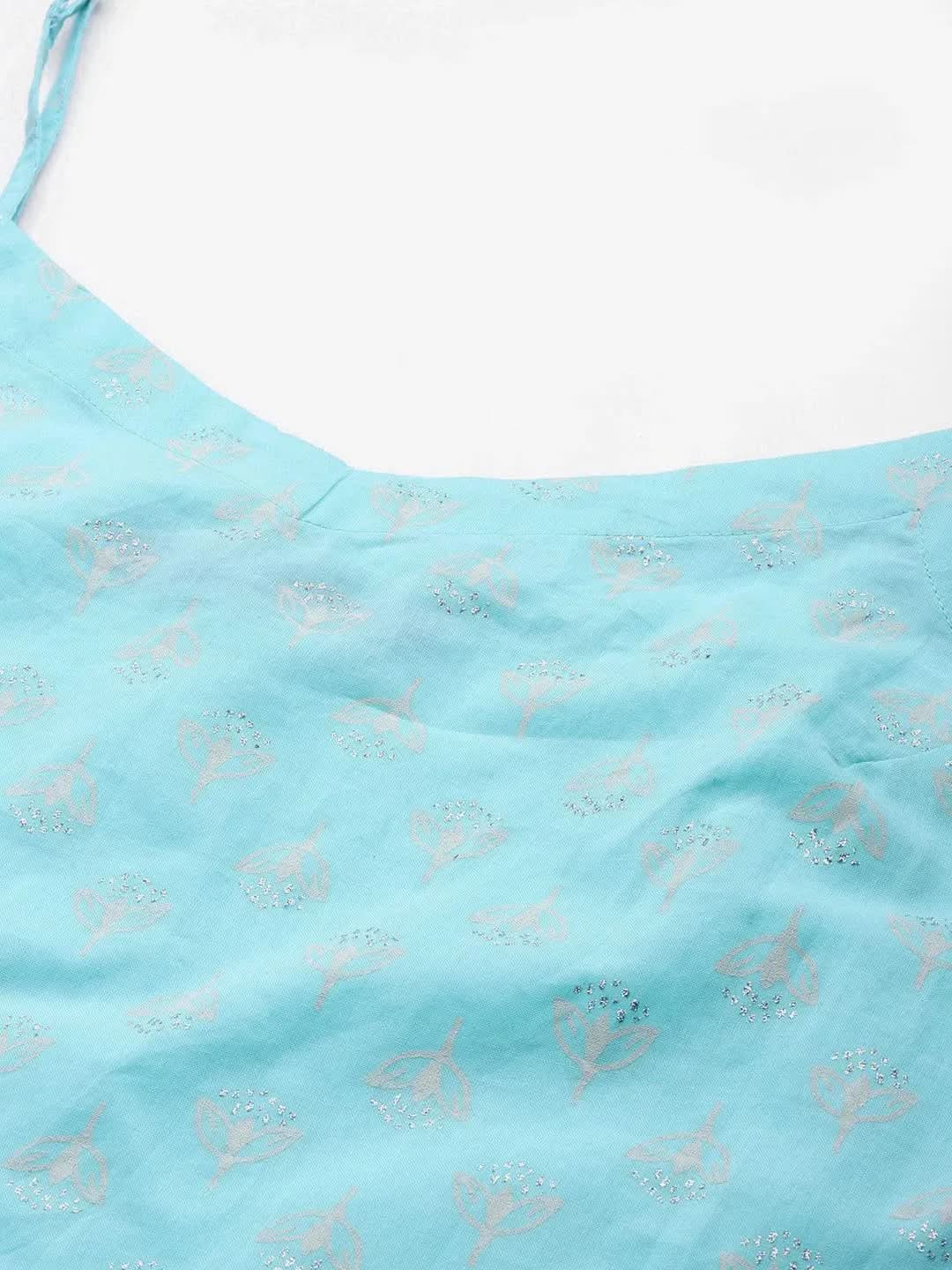 Buy Blue Printed Cotton Suit Set - 33395O-XS | Libas Ethnic Wear Online
Buy Blue Printed Cotton Suit Set - 33395O-XS | Libas Ethnic Wear Online