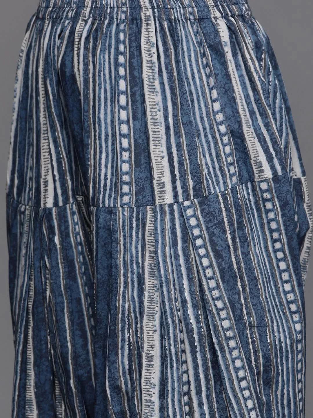 Buy Blue Printed Cotton Suit Set - 33118O-XS | Libas Ethnic Wear Online
Buy Blue Printed Cotton Suit Set - 33118O-XS | Libas Ethnic Wear Online