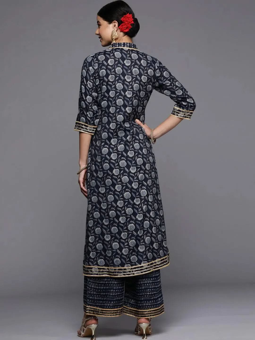 Blue Printed Rayon A-Line Kurta
Blue Printed Rayon A-Line Kurta