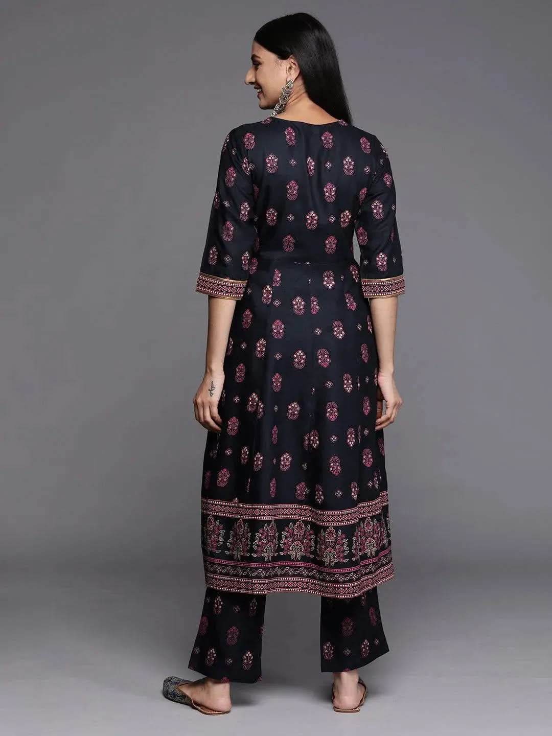 Blue Printed Rayon A-Line Kurta
Blue Printed Rayon A-Line Kurta