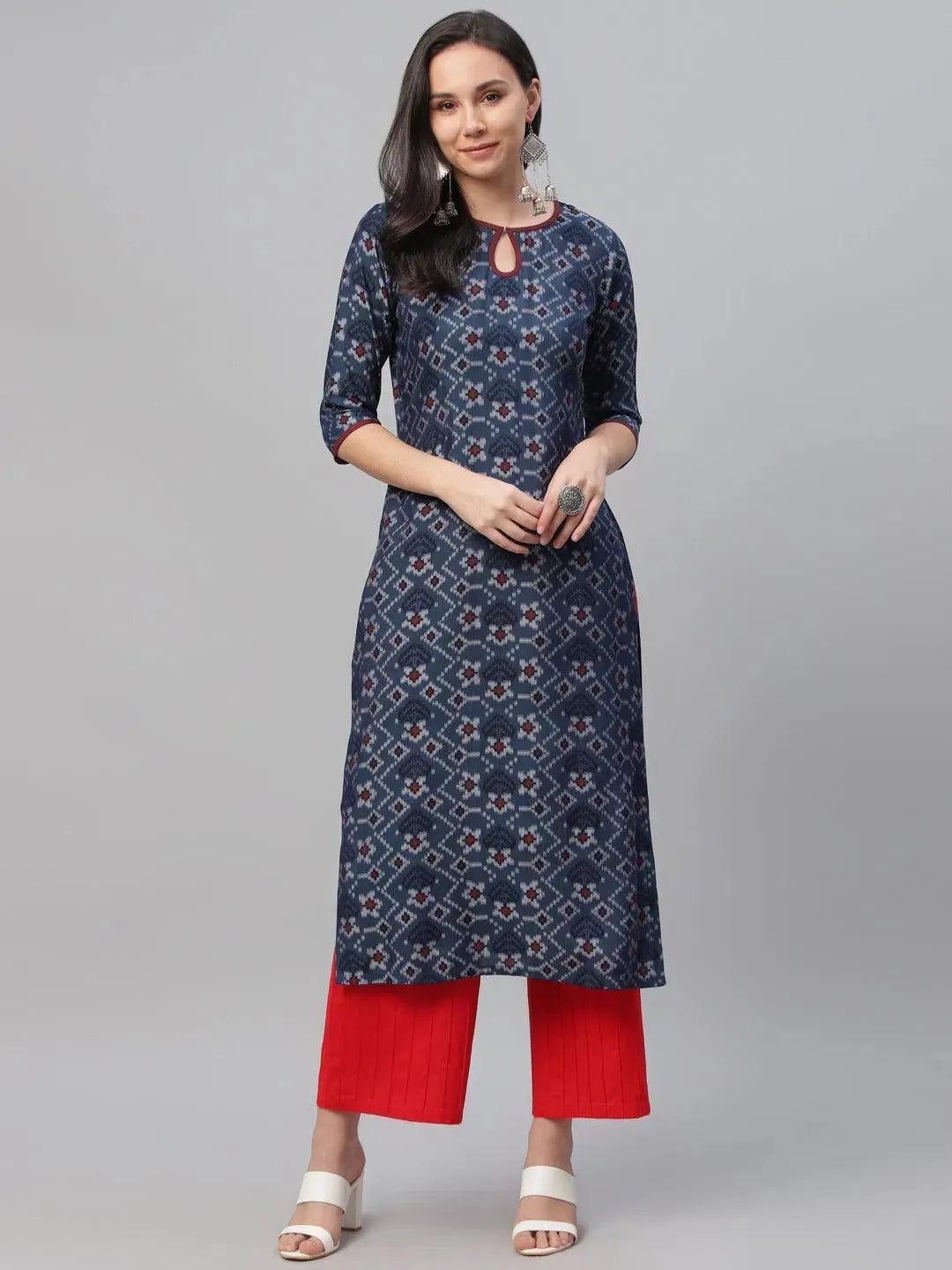 Buy Blue Printed Rayon Kurta - 9069- | Libas Ethnic Wear Online
Buy Blue Printed Rayon Kurta - 9069- | Libas Ethnic Wear Online
