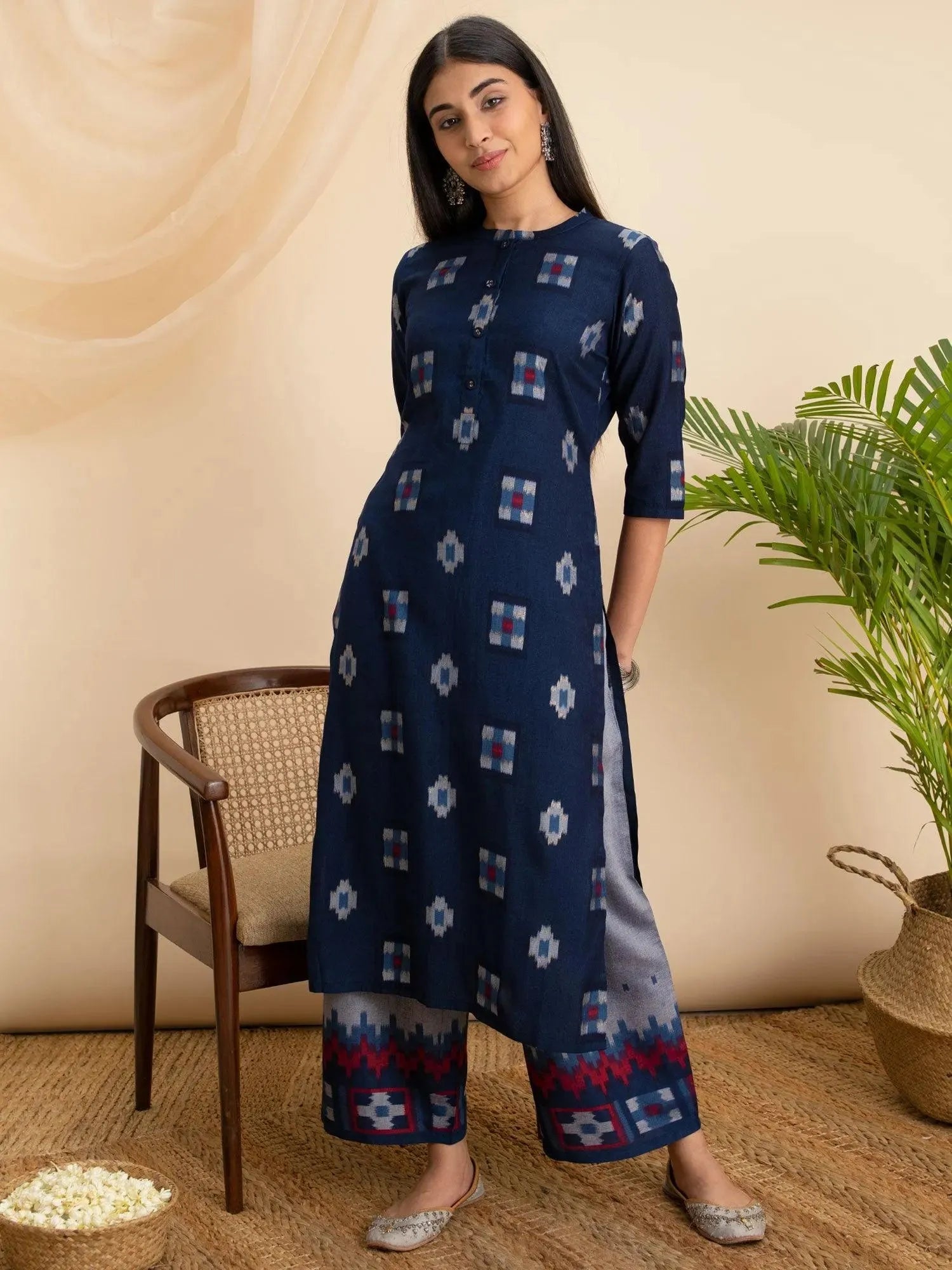 Buy Blue Printed Rayon Kurta - 22014O- | Libas Ethnic Wear Online
Buy Blue Printed Rayon Kurta - 22014O- | Libas Ethnic Wear Online