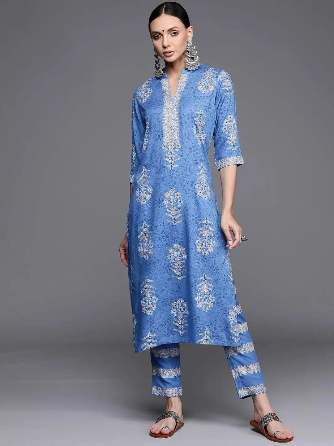 Buy Blue Printed Rayon Kurta - 22192F- | Libas Ethnic Wear Online
Buy Blue Printed Rayon Kurta - 22192F- | Libas Ethnic Wear Online