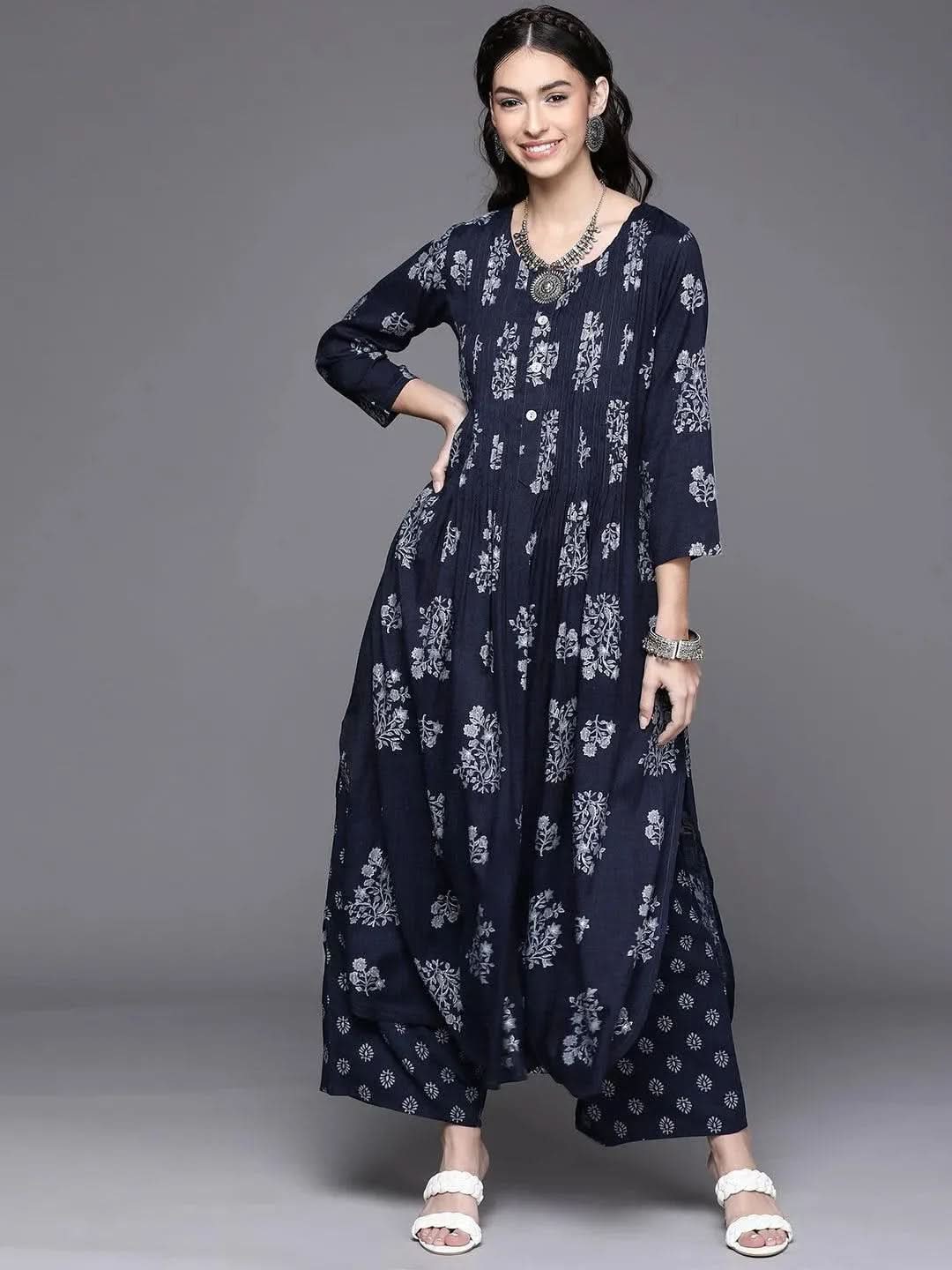 Buy Blue Printed Rayon Kurta - 23322O- | Libas Ethnic Wear Online
Buy Blue Printed Rayon Kurta - 23322O- | Libas Ethnic Wear Online