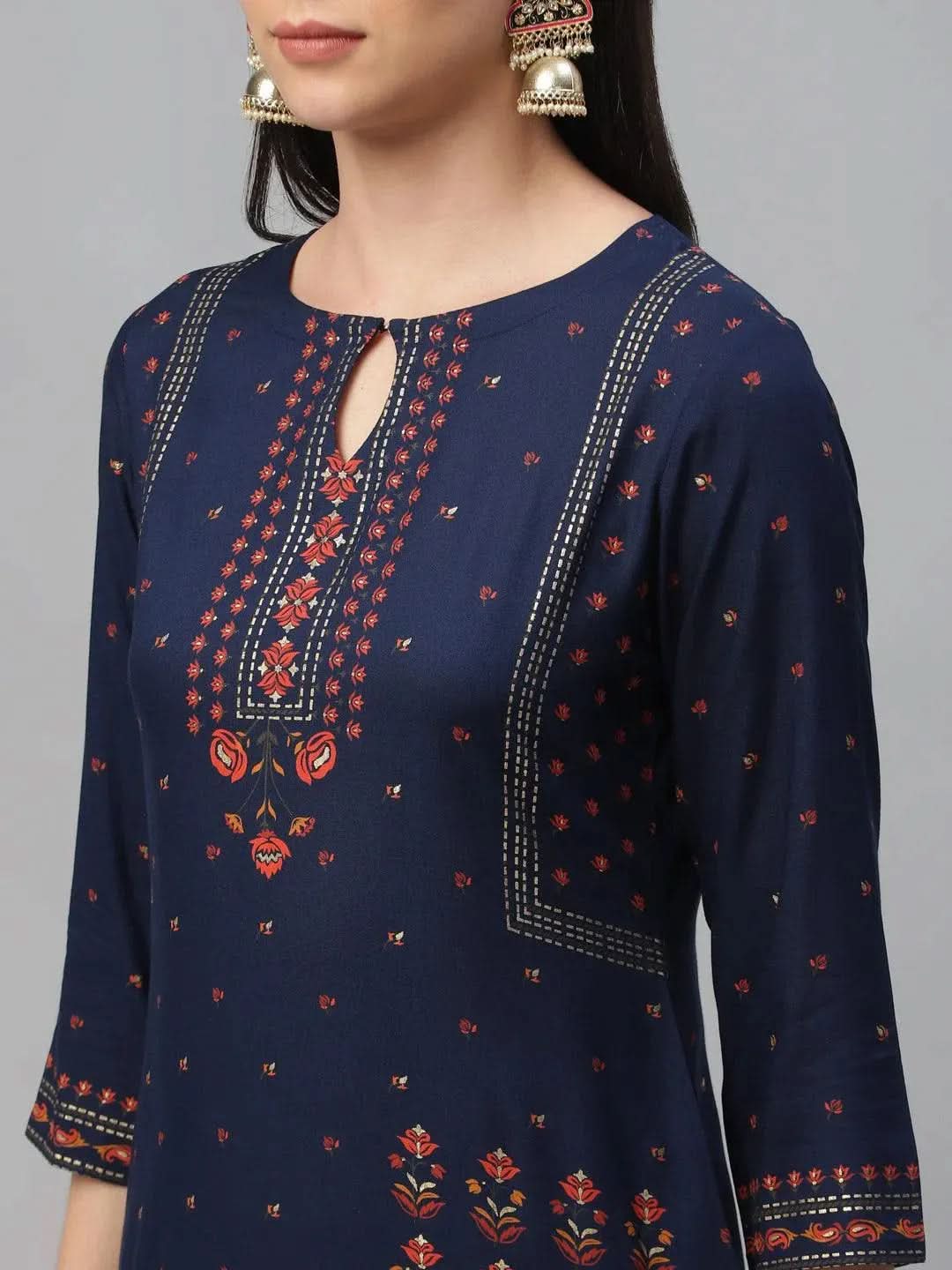 Buy Blue Printed Rayon Kurta - 9115F-XXL | Libas Ethnic Wear Online
Buy Blue Printed Rayon Kurta - 9115F-XXL | Libas Ethnic Wear Online