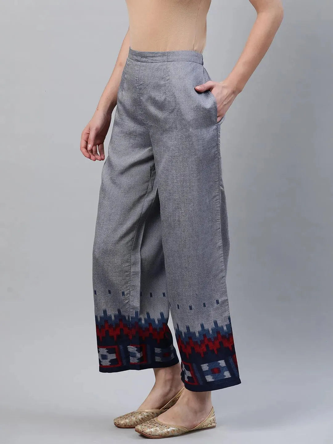 Blue Printed Rayon Palazzos
Blue Printed Rayon Palazzos