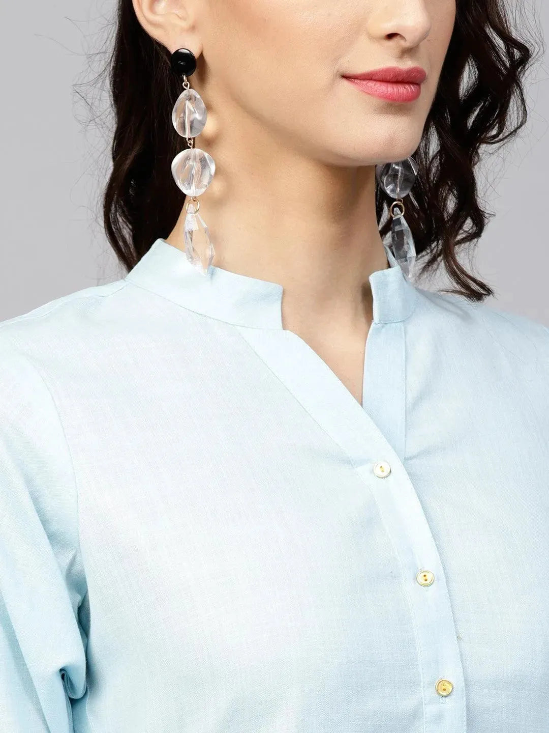 Blue Solid Cotton Kurta
Blue Solid Cotton Kurta