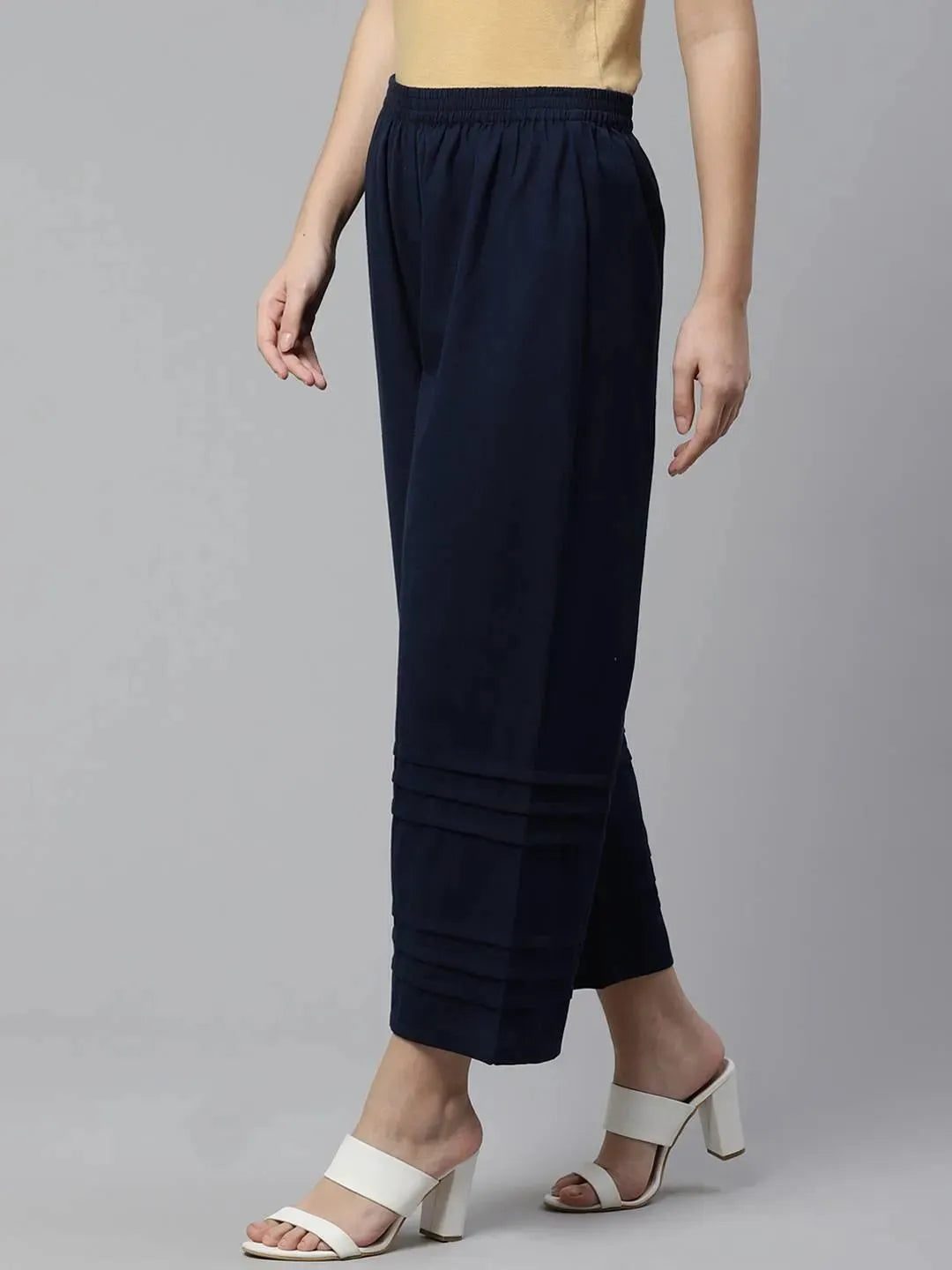 Buy Blue Solid Cotton Palazzos - PL705- | Libas Ethnic Wear Online
Buy Blue Solid Cotton Palazzos - PL705- | Libas Ethnic Wear Online