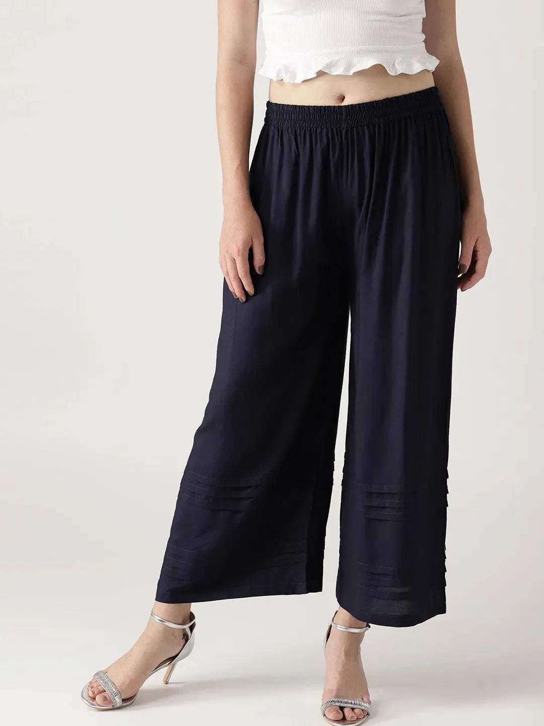 Buy Blue Solid Rayon Palazzos - PL460- | Libas Ethnic Wear Online
Buy Blue Solid Rayon Palazzos - PL460- | Libas Ethnic Wear Online