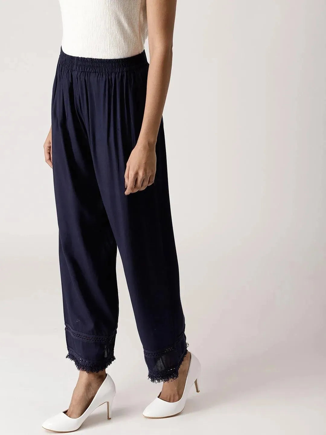 Buy Blue Solid Rayon Palazzos - PL573- | Libas Ethnic Wear Online
Buy Blue Solid Rayon Palazzos - PL573- | Libas Ethnic Wear Online