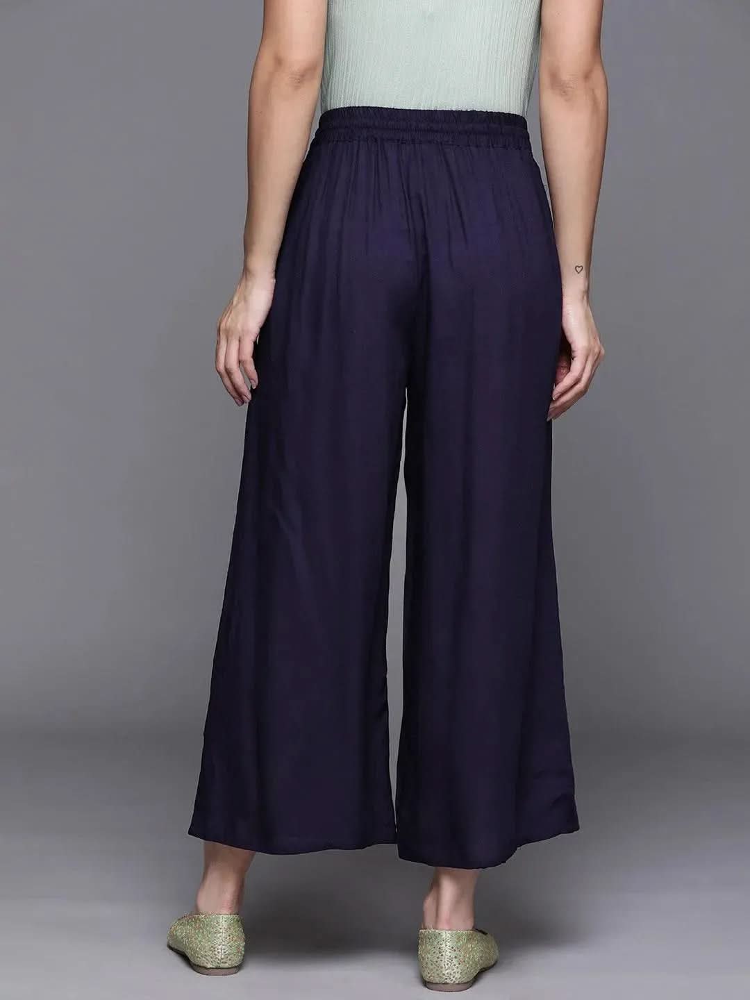 Buy Blue Solid Rayon Palazzos - PL944O-S | Libas Ethnic Wear Online
Buy Blue Solid Rayon Palazzos - PL944O-S | Libas Ethnic Wear Online